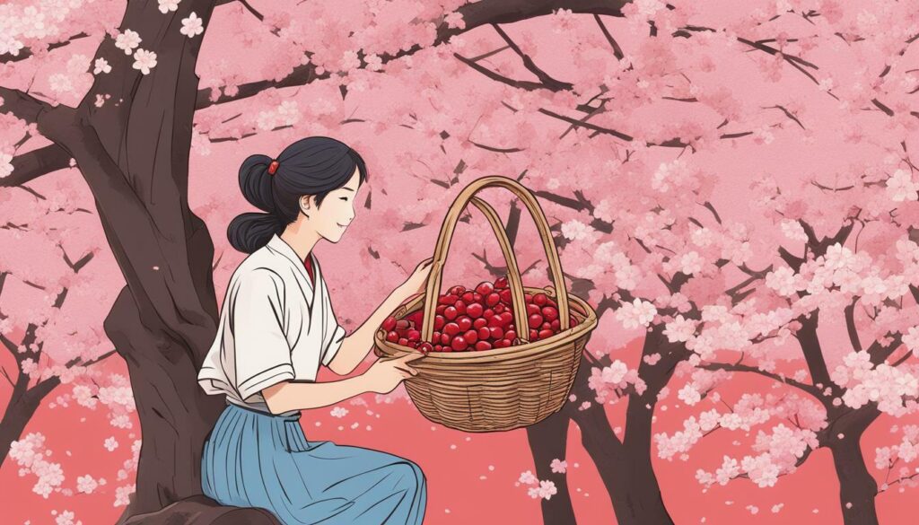 how to say cherries in japanese