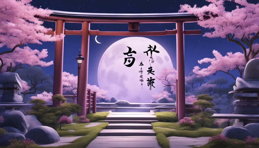 how to say moonlight in japanese