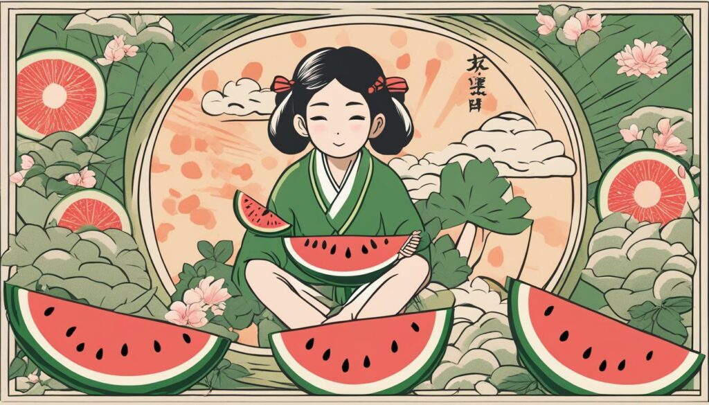 how to say watermelon in japanese