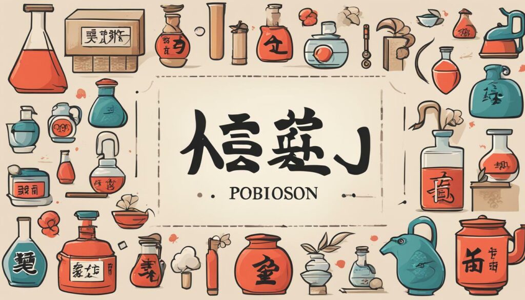 How to say poison in japanese
