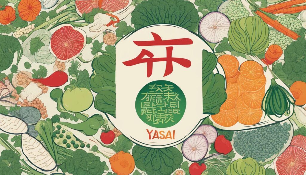 How to say yasai in Japanese