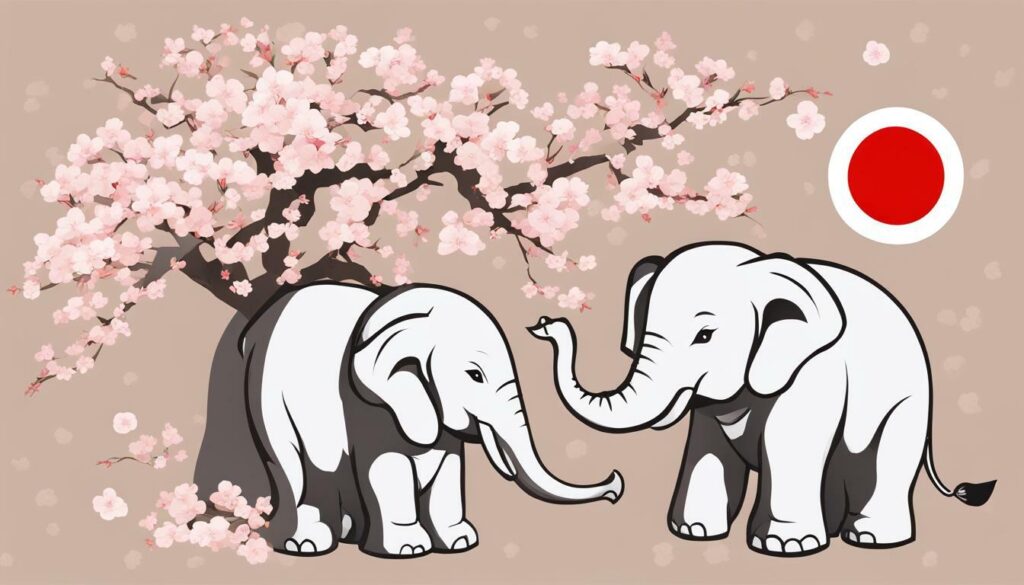 how to say elephant in japanese