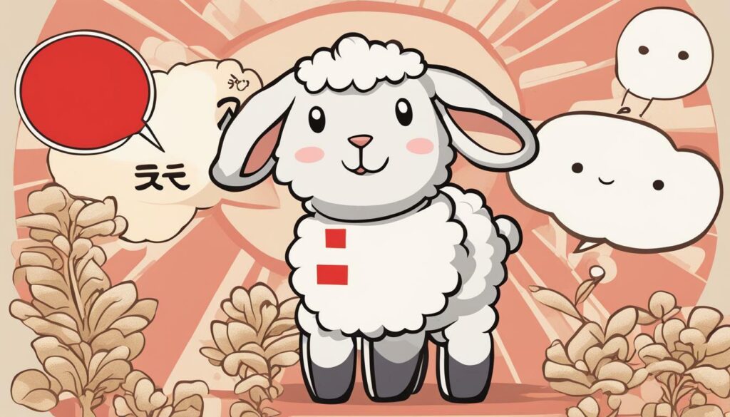 How to say lamb in Japanese