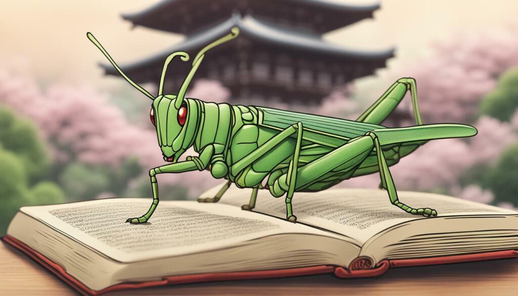 How to say grasshopper in Japanese