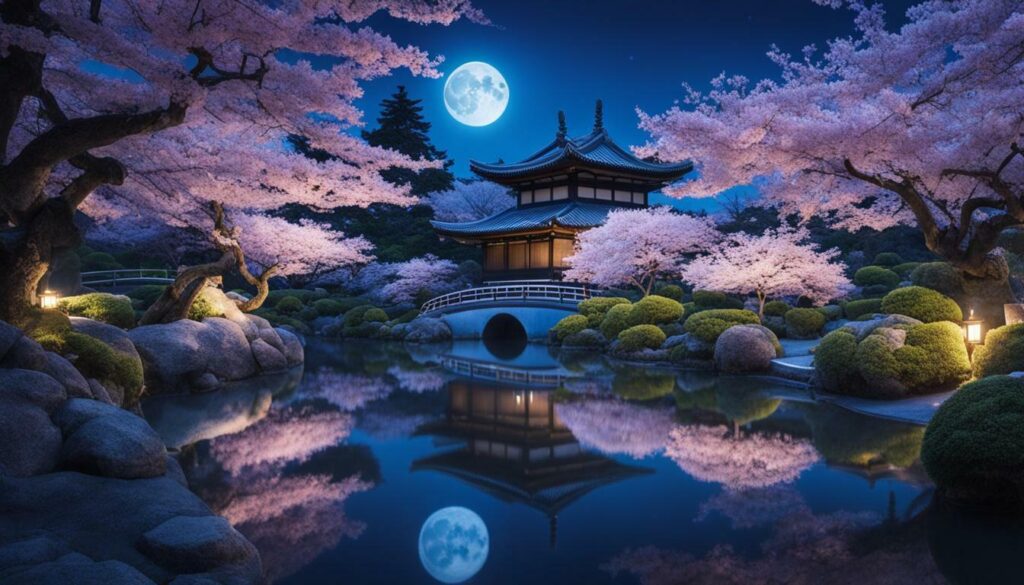 blue moon in japanese