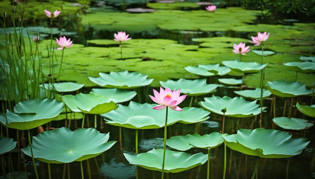 Japan lotus art