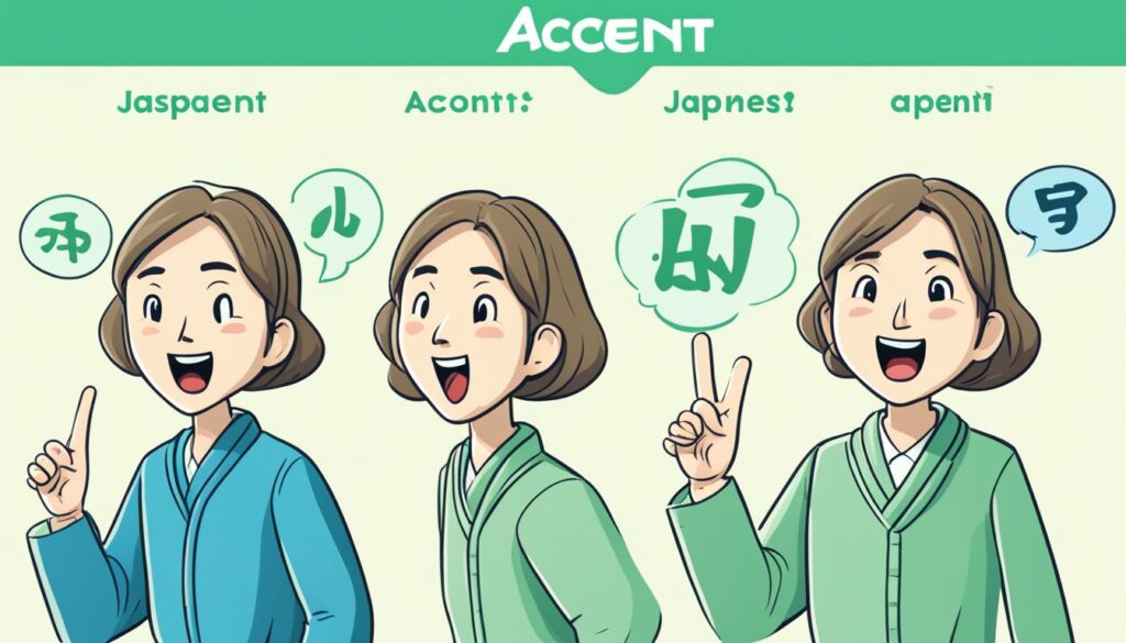 How to say accent in Japanese?