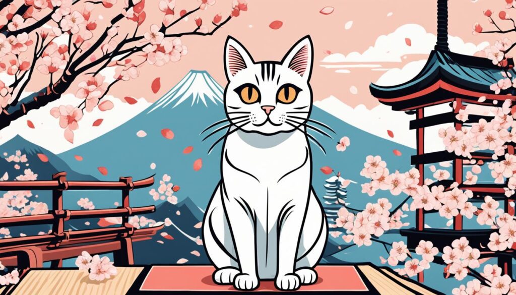 How to say cats in Japanese art?