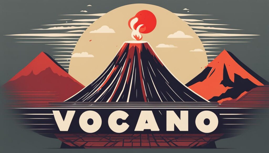 How to say volcano in Japanese?