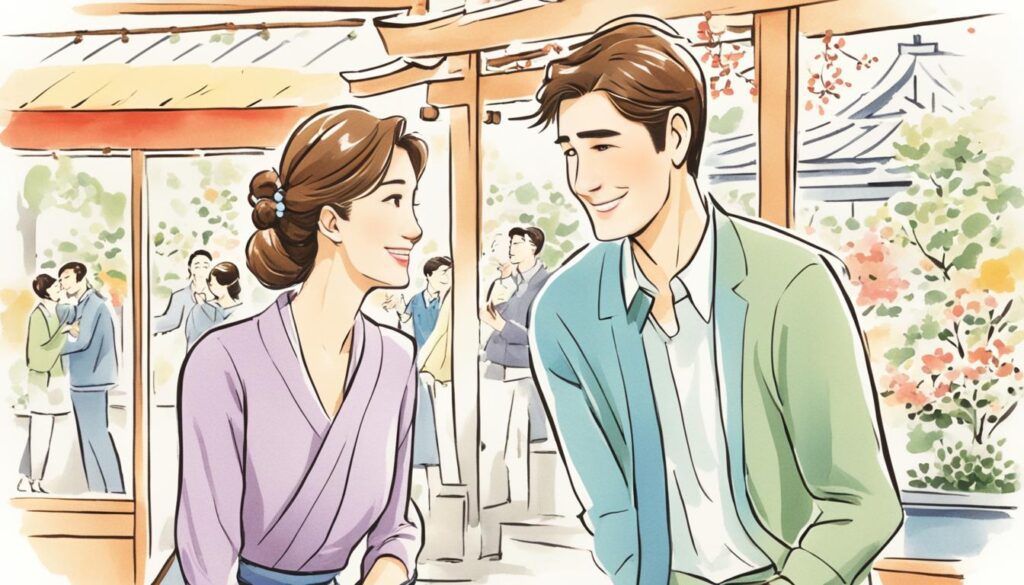 Non-verbal communication in Japanese relationships
