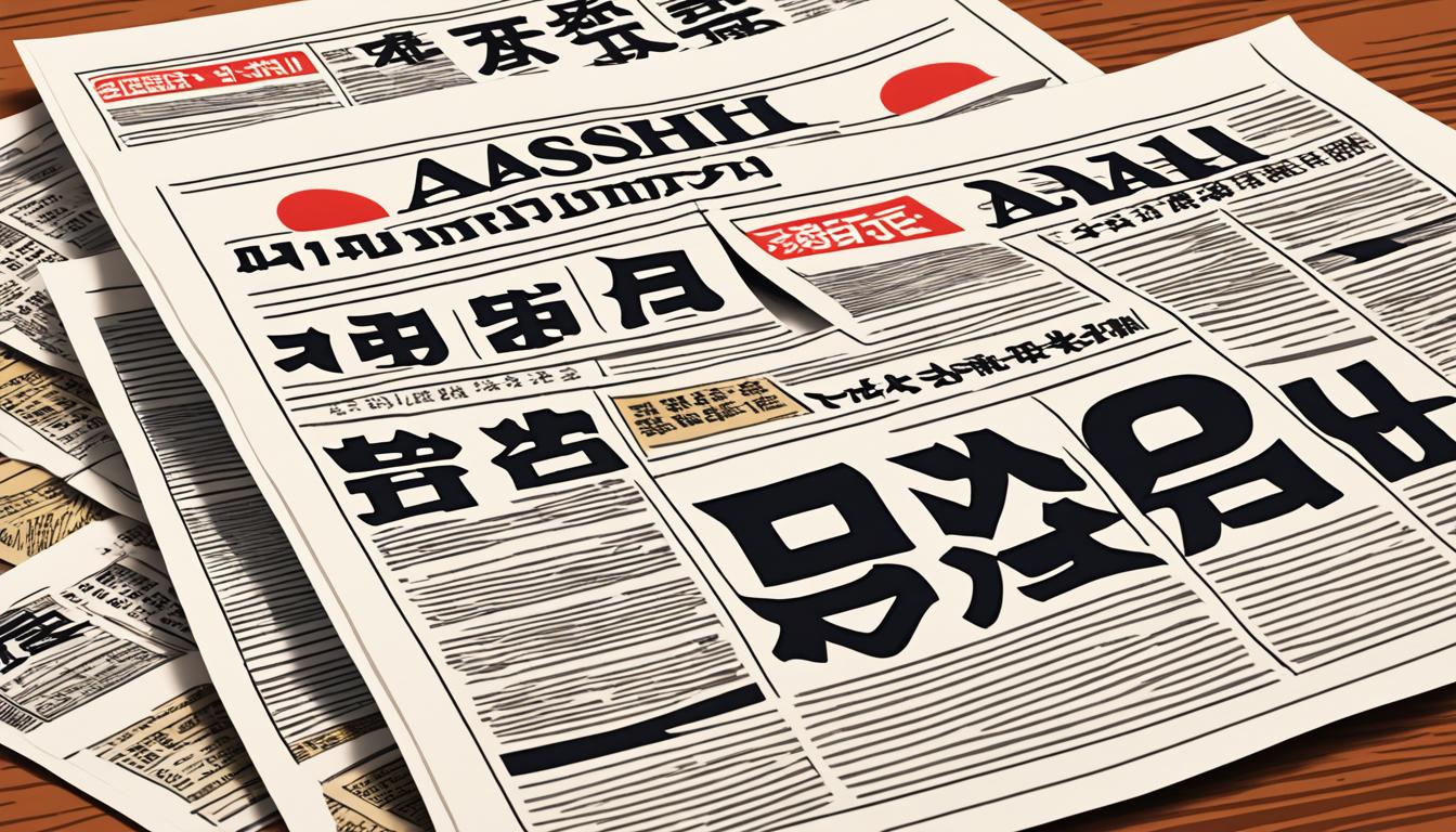 Asahi Shimbun in Japanese: Your News Source