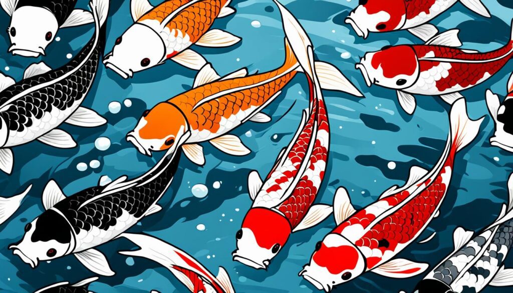 different types of koi fish