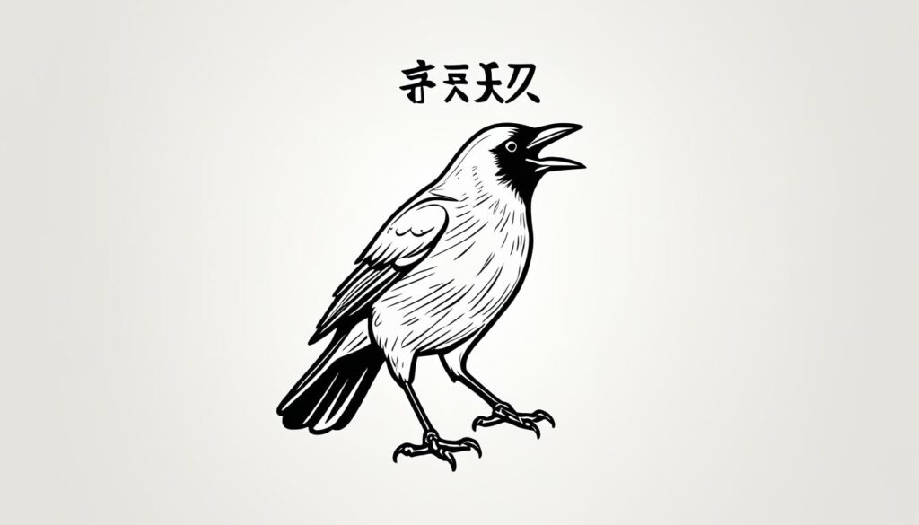 How to say crow in Japanese?