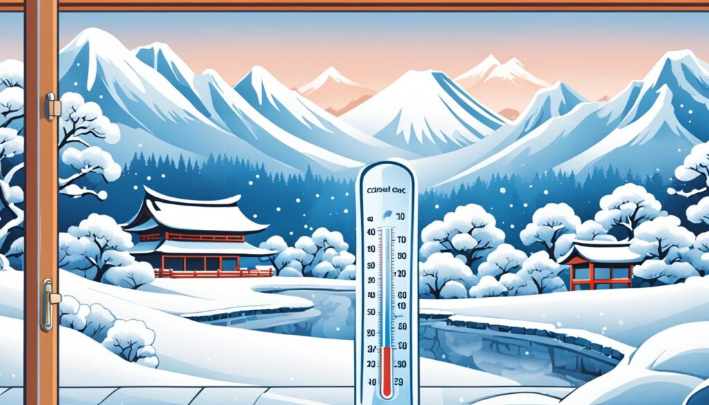 Japanese word for cold air temperature