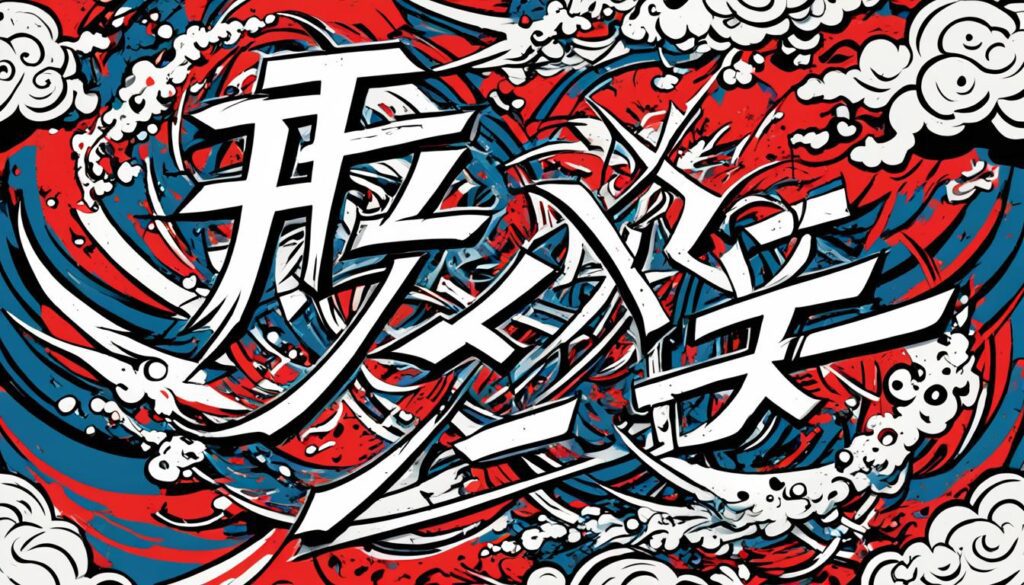 Kanji for chaos in Japanese