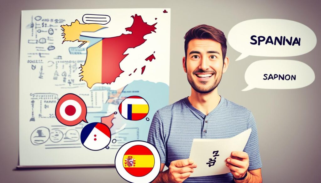 How to say Spanish in Japanese?