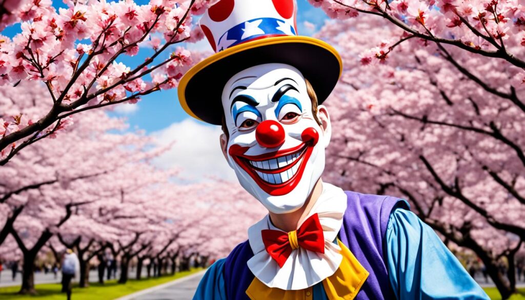 How to say clown in Japanese?