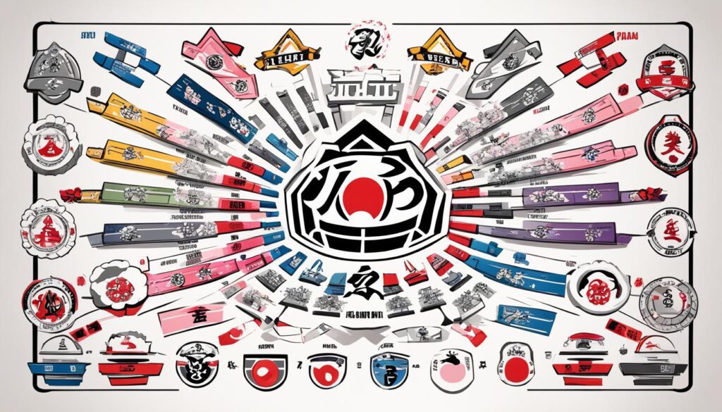 Japanese Jiu-Jitsu Belt Hierarchy