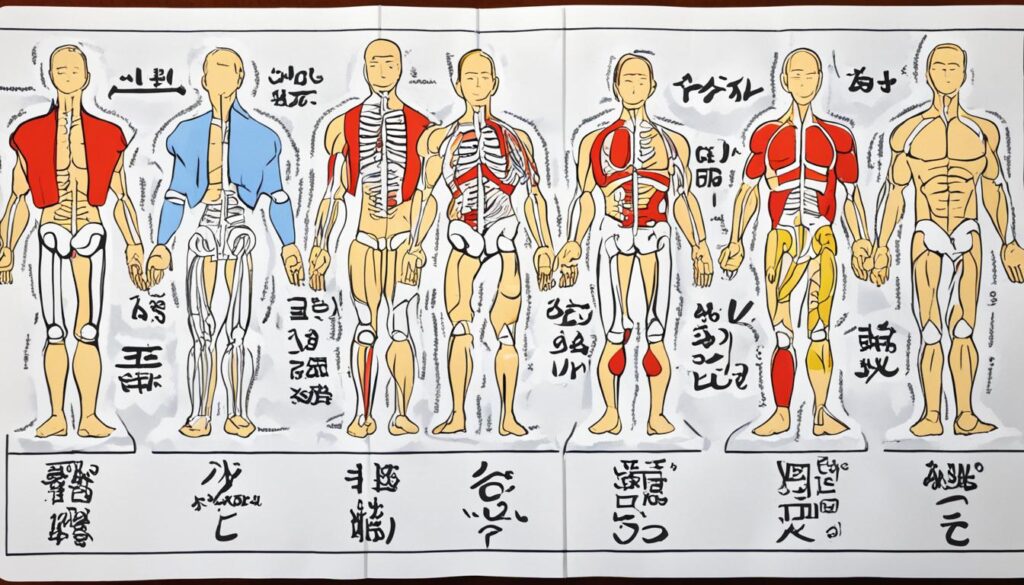 Japanese body parts vocabulary