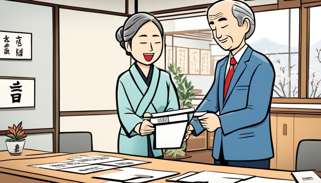 Japanese greetings for leaving the job