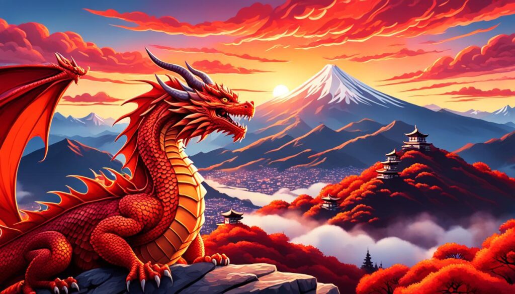 how to say red dragon in japanese?